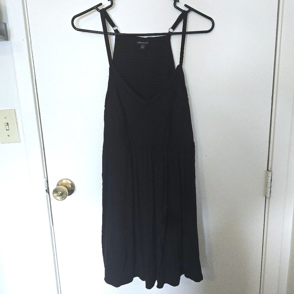 Torrid Size 1 Extra Long Black Tunic Blouse with ruched back